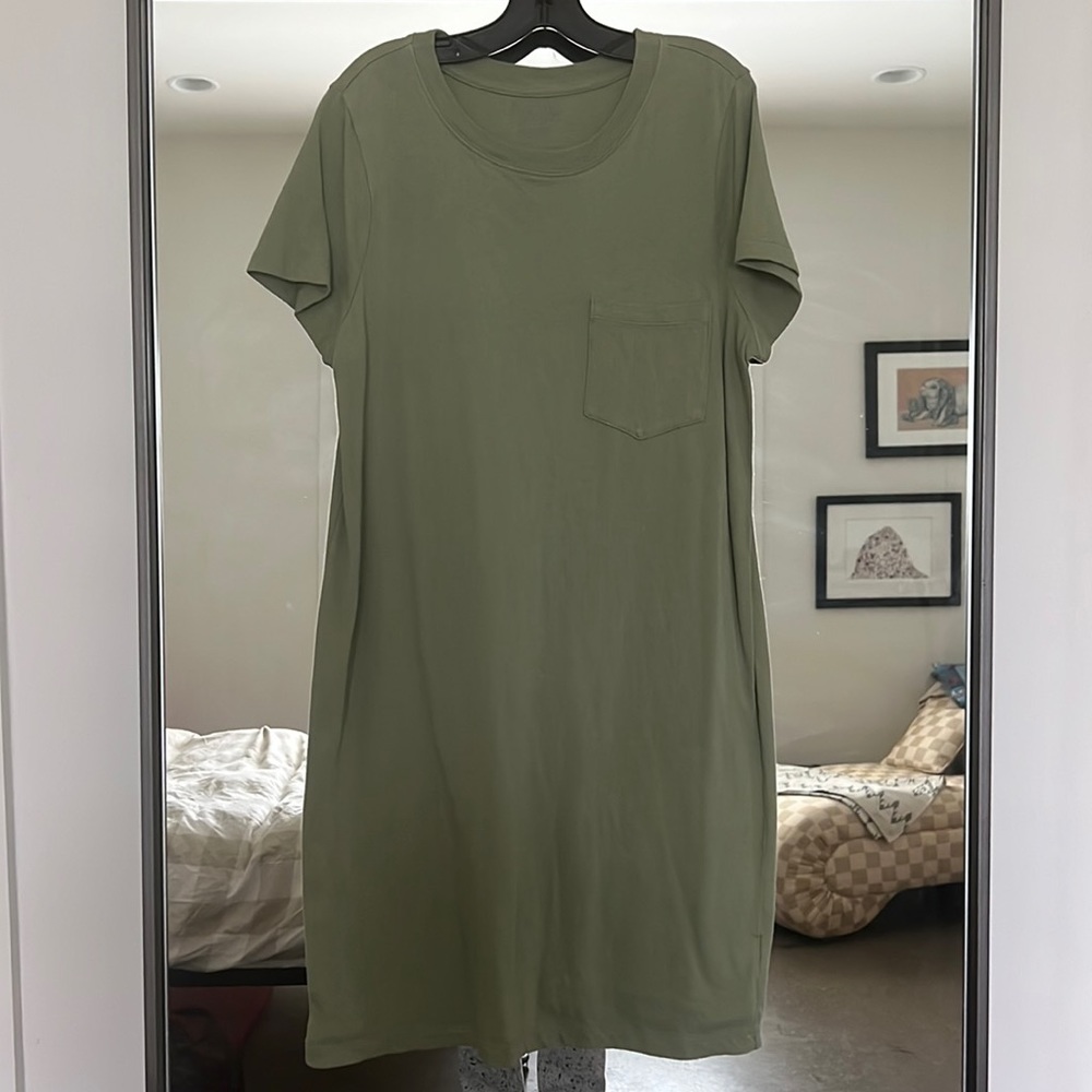 Tshirt material summer dress